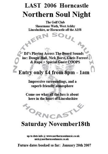 horncastle - saturday november 18th