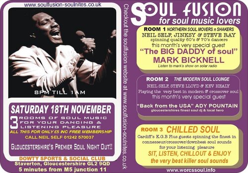 soulfusion northern & modern soulnite gloucester
