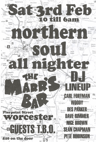 marrs bar all-nighter, worcester