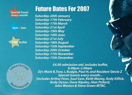 greatstone soul club 2007 dates