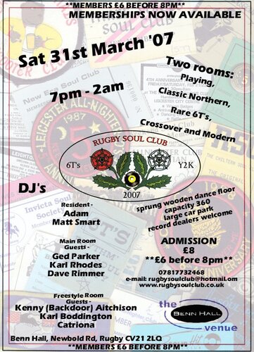 rugby sat 31st march