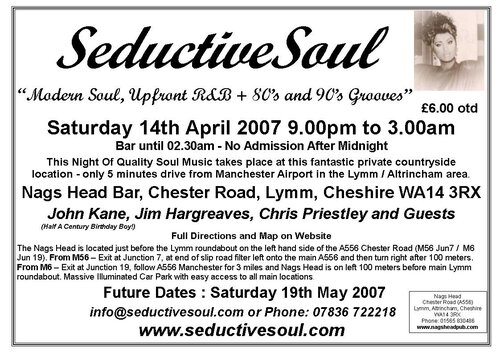 seductive soul - cheshire - 14th april 2006