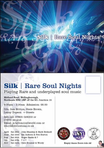 silks rare soul nights wellingborough