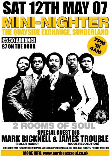 north east soul union - sat 12th may - sunderland