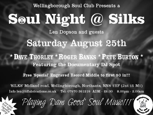 silk soul night wellingborough 25th august 2007