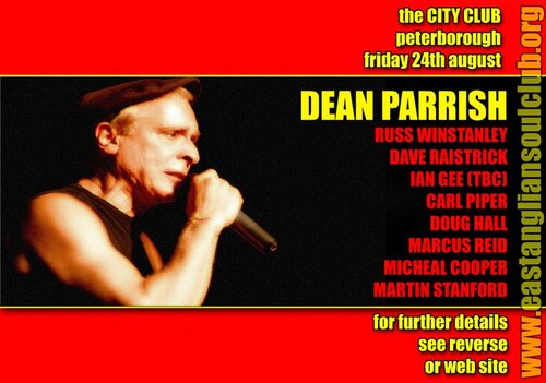 dean parrish at the city club peterborough august
