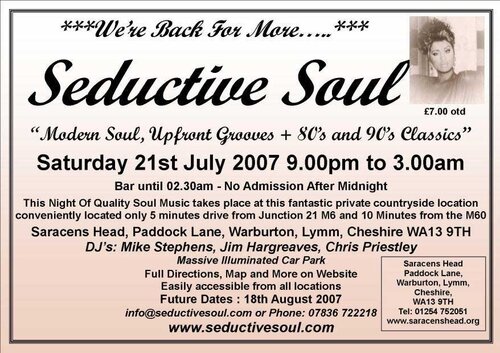 seductive soul - cheshire- 21st july 2007