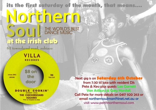 northern soul at the irish club, perth, western australia