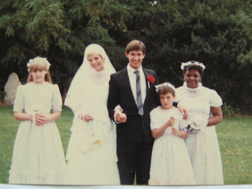 sandy & tommo's wedding nottingham early 80's