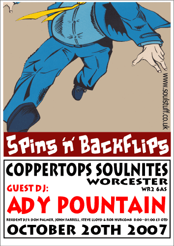 coppertops soulnites, worcester with ady pountain