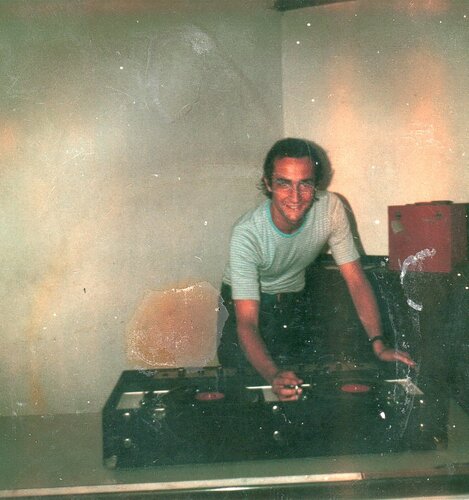 djing at the river lawn club 1978
