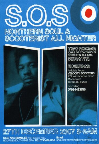 s.o.s northern soul all nighter...bournemouth