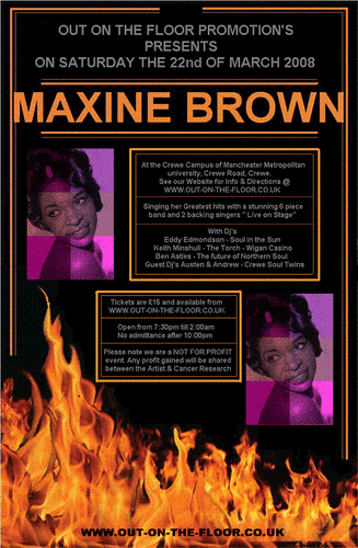 maxine brown 'live on stage