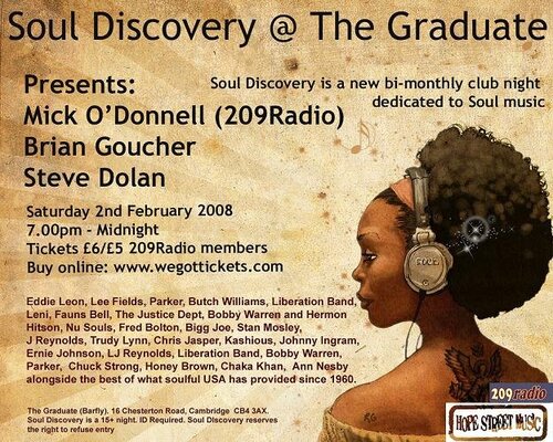 soul discovery @ the graduate barfly cambridge