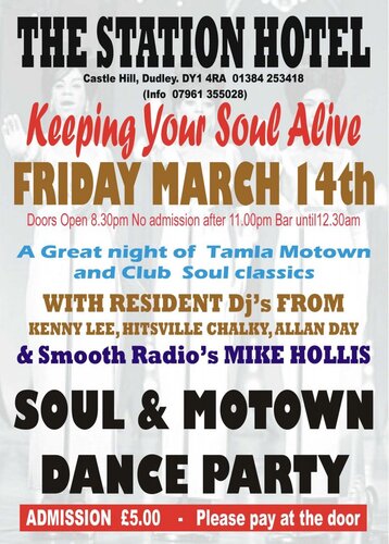 soul at the station dudley not to be missed