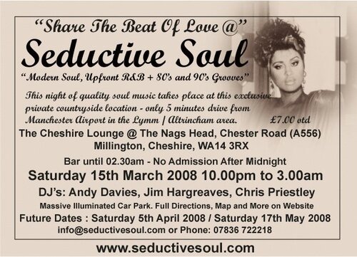 seductive soul @ the cheshire lounge 15th march 2008
