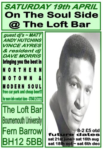 on the soul side.the loft bar @ bournemouth university