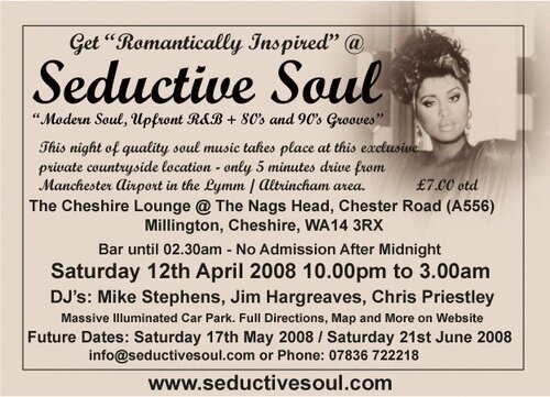 seductive soul @ the cheshire lounge 12th april 2008