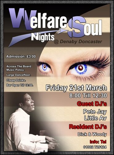 welfare soul night @ denaby doncaster