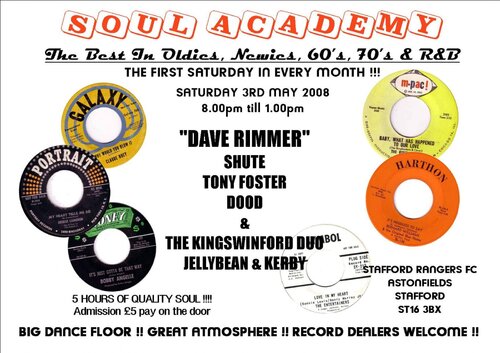 soul academy - cancelled due to illness !!!