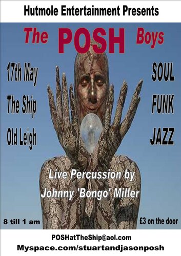 posh at the ship. 17th may. the ship pub, new road, leigh-on