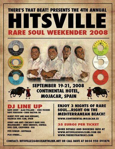 4th hitsville rare soul weekender - mojacar, spain