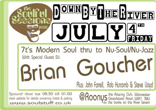 soulful sessions: down by the river: july 4th brian goucher