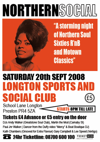northern social "new event for preston!