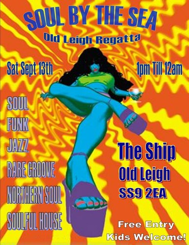 soul by the sea, all dayer, old leigh regatta. 13th sept