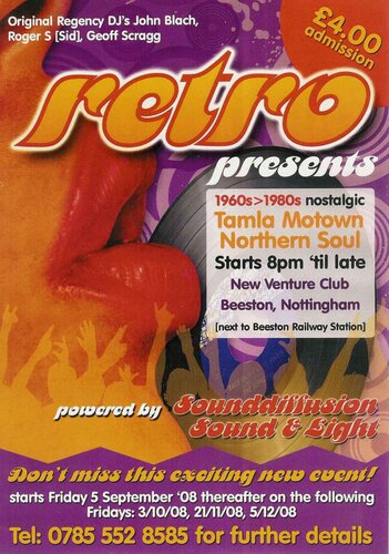 new monthly retro northern soul and motown night beeston not