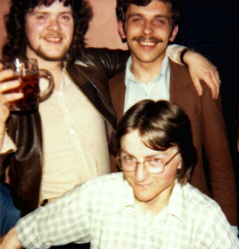 graham warr, brian s.? & mick flello at the catacombs