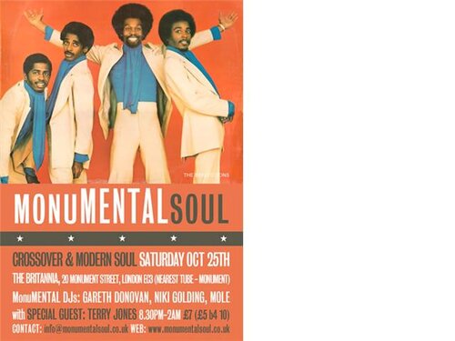 monumental soul - 25th october with terry jones