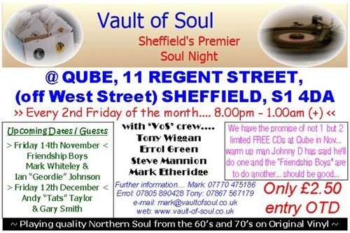  vault of soul @ qube, sheffield 
