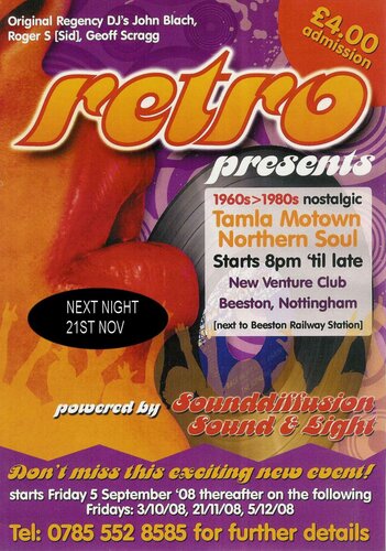 retro northern soul and motown night