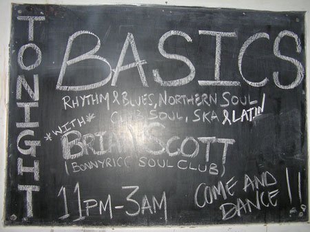Basics - Edinburgh 15th November