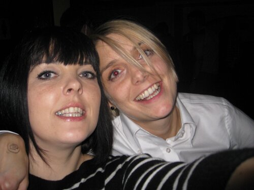 me and claire. mousetrap. jan09