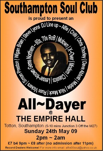 all~dayer, empire hall, totton, nr southampton