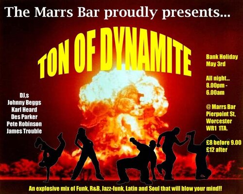 ton of dynamite @ the marrs bar, worcester