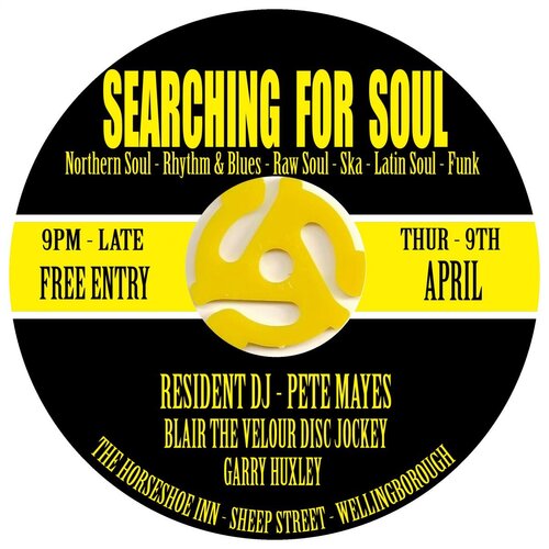searching for soul,horseshoe inn,wellingborough,free entry