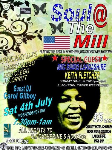 soul @ the mill 4th july