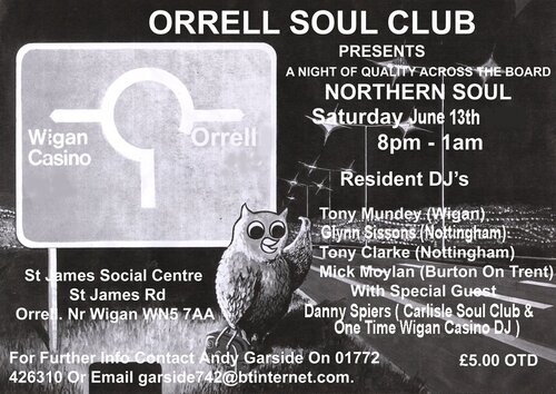 orrell soul club 13th june 2009