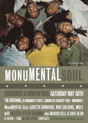 monumental soul - 30th may with steve guarnori