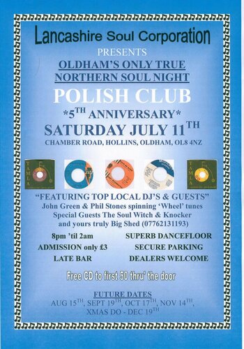 oldham polish club 5th anniversary 11th july