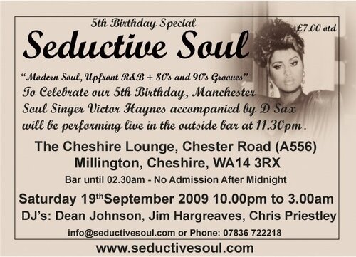 seductive soul - 19th september 2009 - m56 junc7 / a556