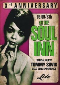 sa, 05.09.09, at the soul inn: 3rd anniversary with tommy sovik (oslo soul experience)