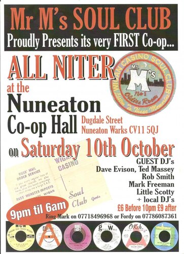 nuneaton co-op oldies all-niter