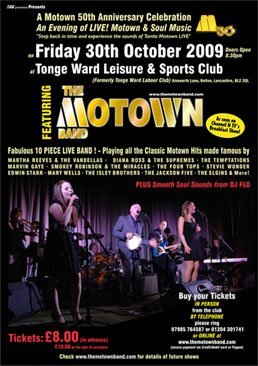 an evening of live motown & soul in bolton