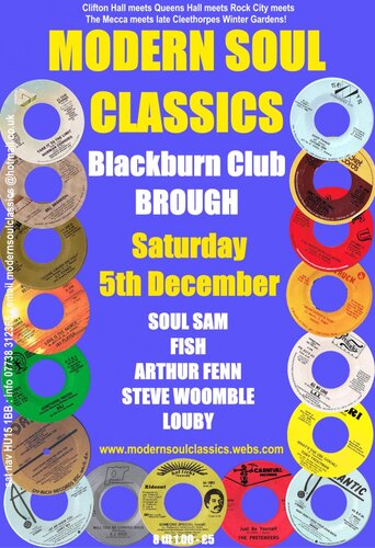 modern soul classics - brough - sat 5th december 2009