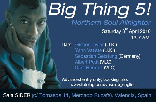 big thing 5!! sat 3rd april 2010, valencia, spain