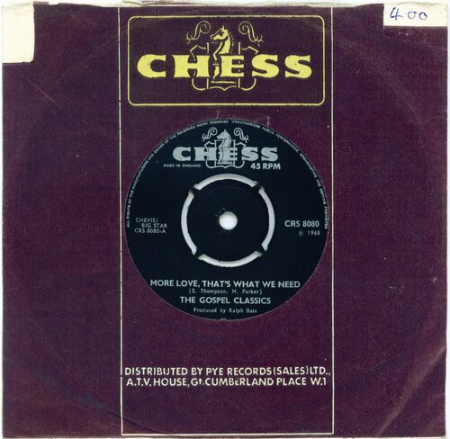 gospel classics - more love - chess 8080